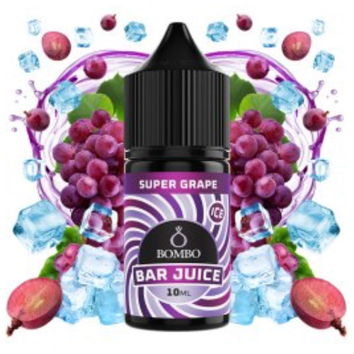 Super Grape Ice 10ml Longfill Bombo Bar Juice