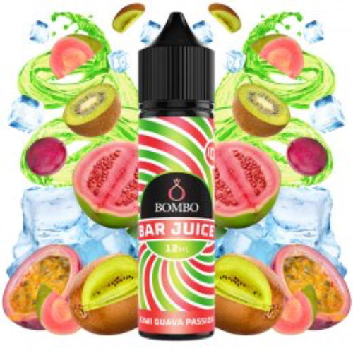 Kiwi Guava Passion Ice 12ml Longfill Bombo Bar Juice