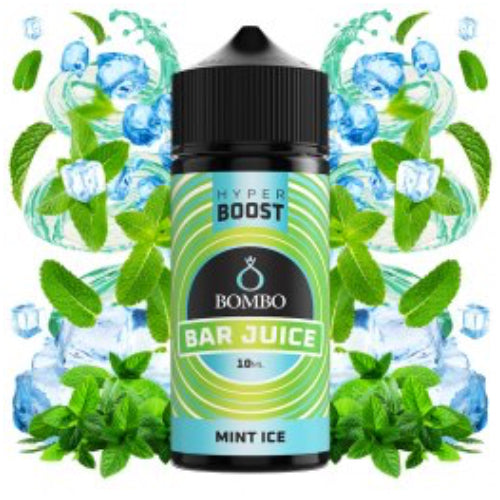 Mint Ice 10ml Hyper Boost Longfill Bombo Bar Juice