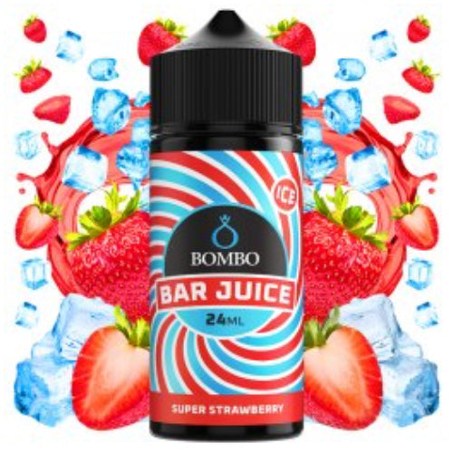 Super Strawberry Ice 24ml Longfill Bombo Bar Juice
