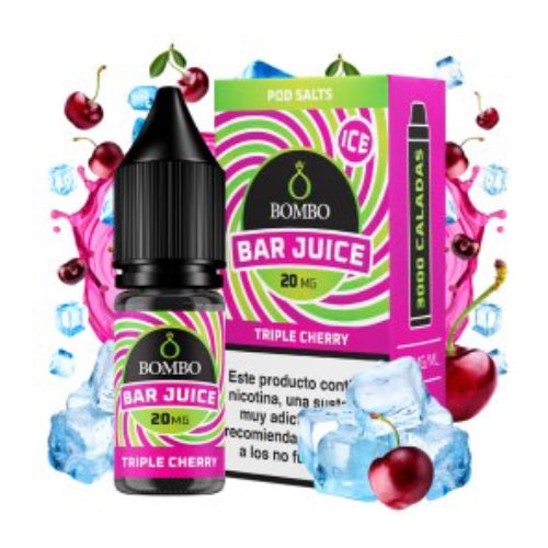 Triple Cherry Ice 10ml Bar Juice Bombo